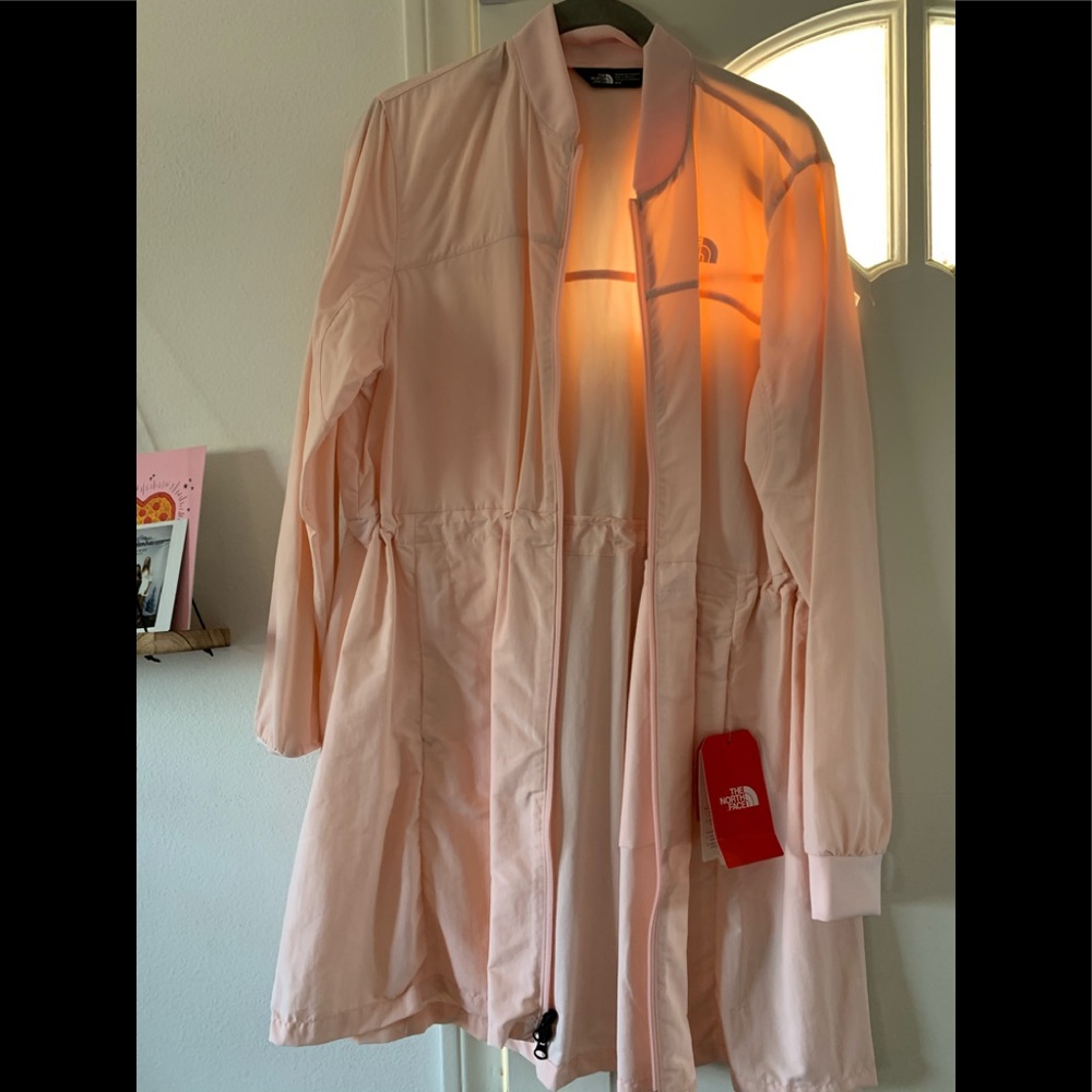 Northface long rain coat